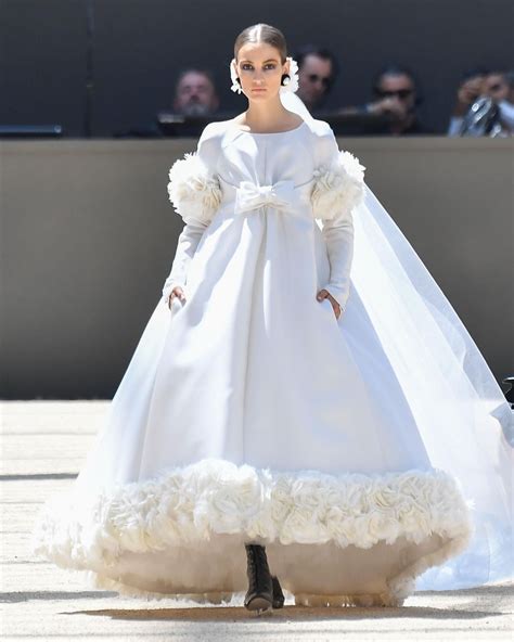 karl lagerfeld chanel wedding dress